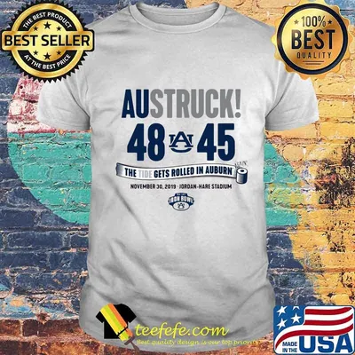 Austruck 48 45 auburn tigers the tide gets rolled in auburn shirt