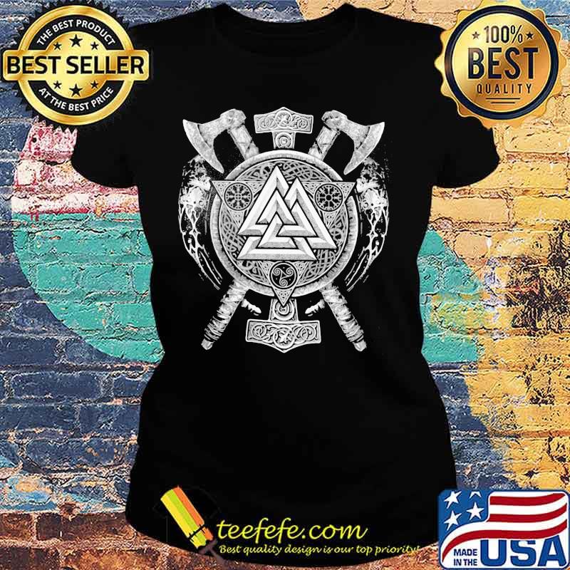 Axe vikings smite norse pantheon symbol s Ladies tee Axe vikings smite norse pantheon symbol s Ladies tee