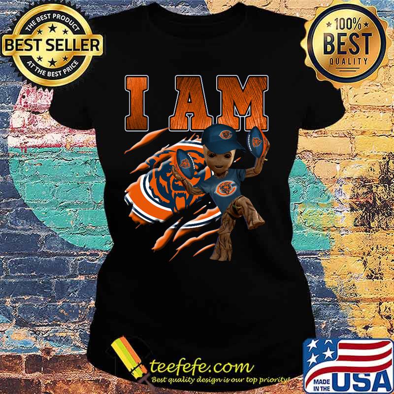 Baby groot i am chicago bears football s Ladies tee Baby groot i am chicago bears football s Ladies tee