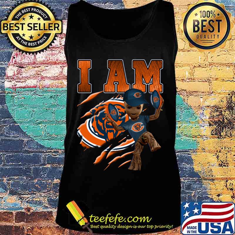 Baby groot i am chicago bears football s Tank top Baby groot i am chicago bears football s Tank top