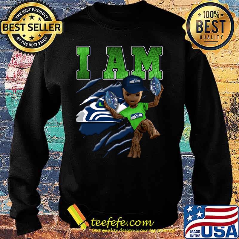 Baby groot i am seattle seahawks football s Sweater Baby groot i am seattle seahawks football s Sweater