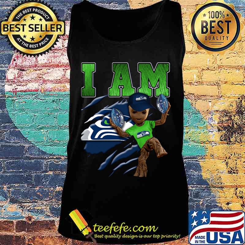 Baby groot i am seattle seahawks football s Tank top Baby groot i am seattle seahawks football s Tank top