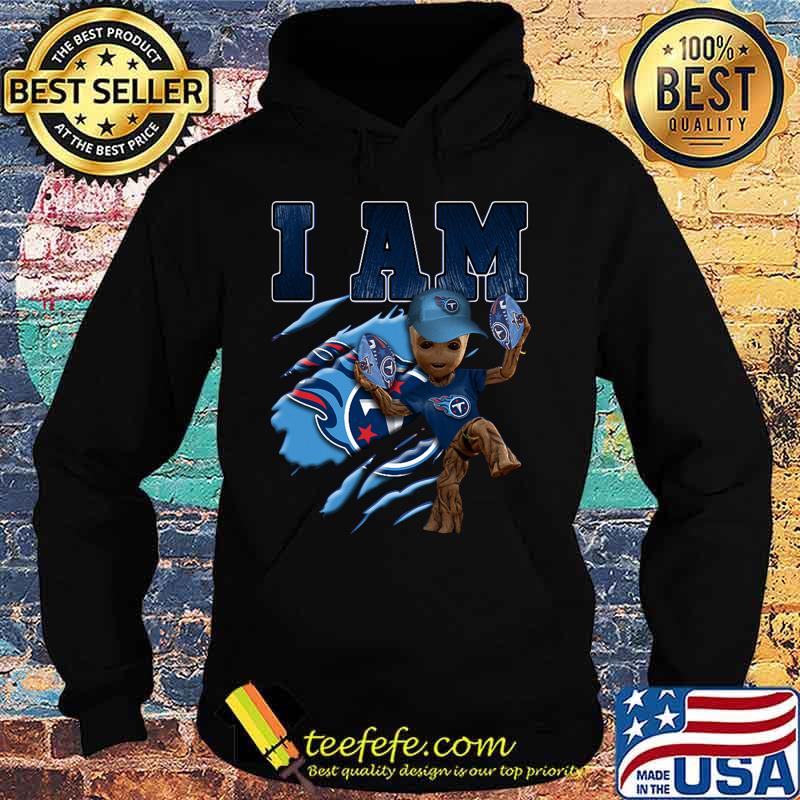 Baby groot i am tennessee titans football s Hoodie Baby groot i am tennessee titans football s Hoodie
