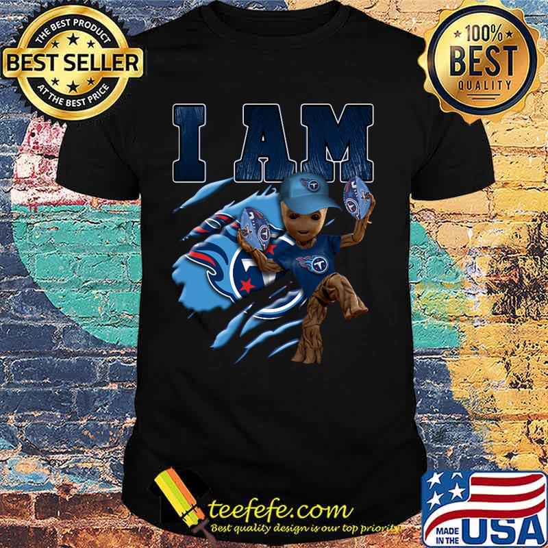 Baby groot i am tennessee titans football shirt Baby groot i am tennessee titans football shirt