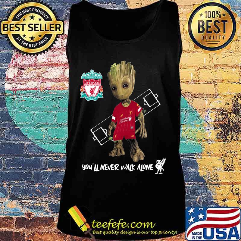 Baby groot liverpool fc you'll never walk alone s Tank top Baby groot liverpool fc you'll never walk alone s Tank top