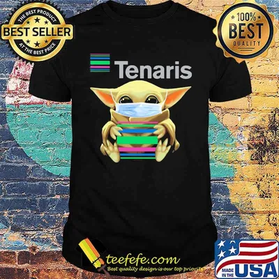 Baby Yoda face mask hug tenaris shirt