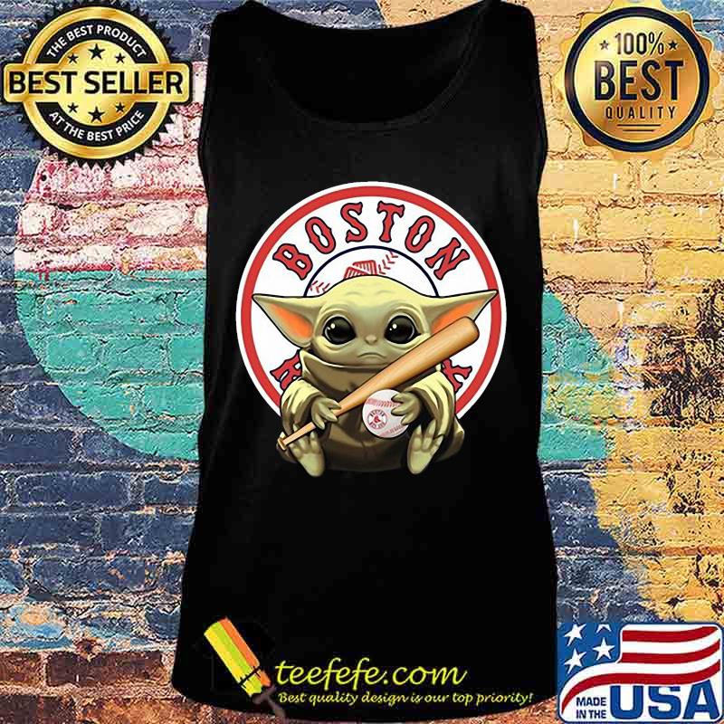 Baby yoda hug boston red sox baseball s Tank top Baby yoda hug boston red sox baseball s Tank top