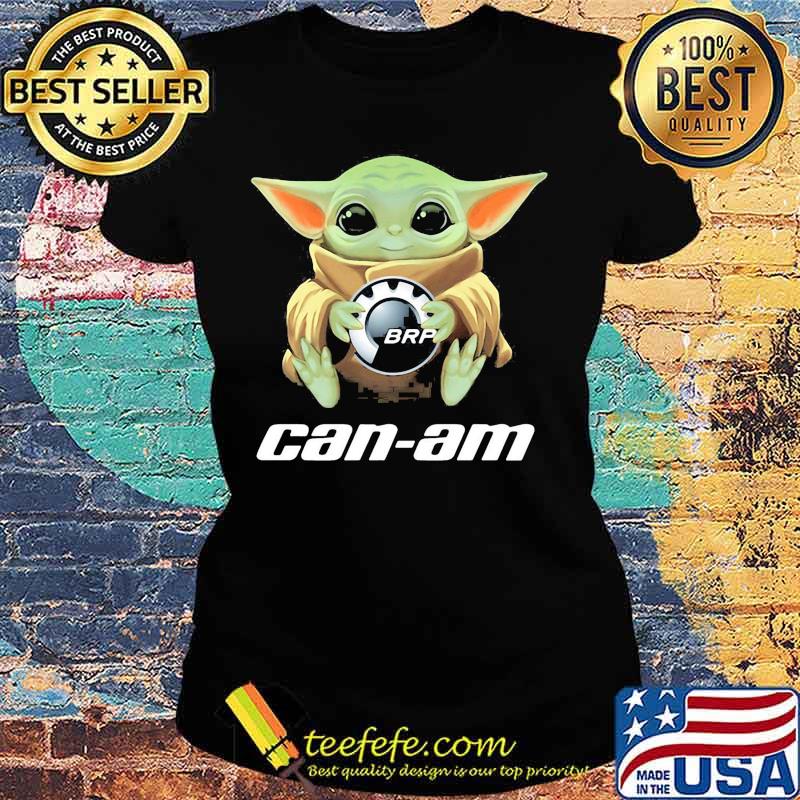 Baby yoda hug brp can- am s Ladies tee Baby yoda hug brp can- am s Ladies tee