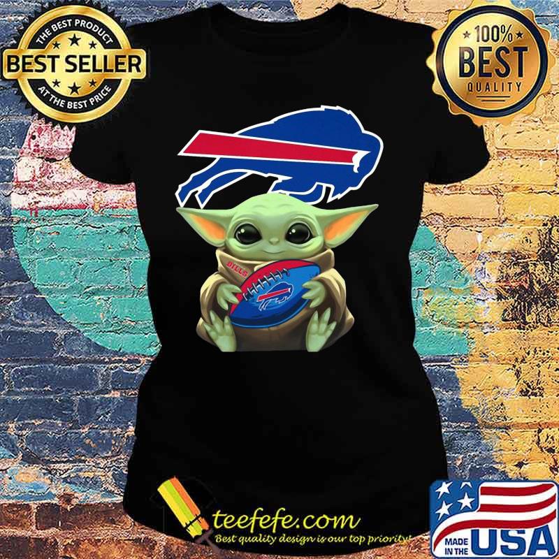 Baby yoda hug buffalo bills football s Ladies tee Baby yoda hug buffalo bills football s Ladies tee