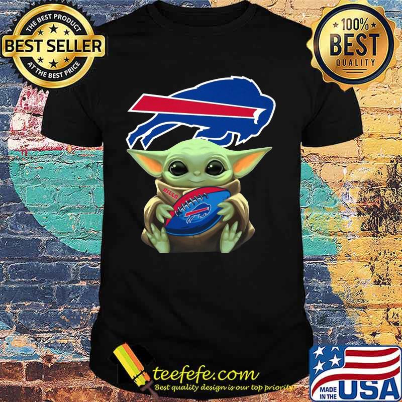 Baby yoda hug buffalo bills football shirt Baby yoda hug buffalo bills football shirt