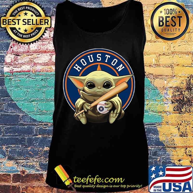 Baby yoda hug houston astros baseball s Tank top Baby yoda hug houston astros baseball s Tank top