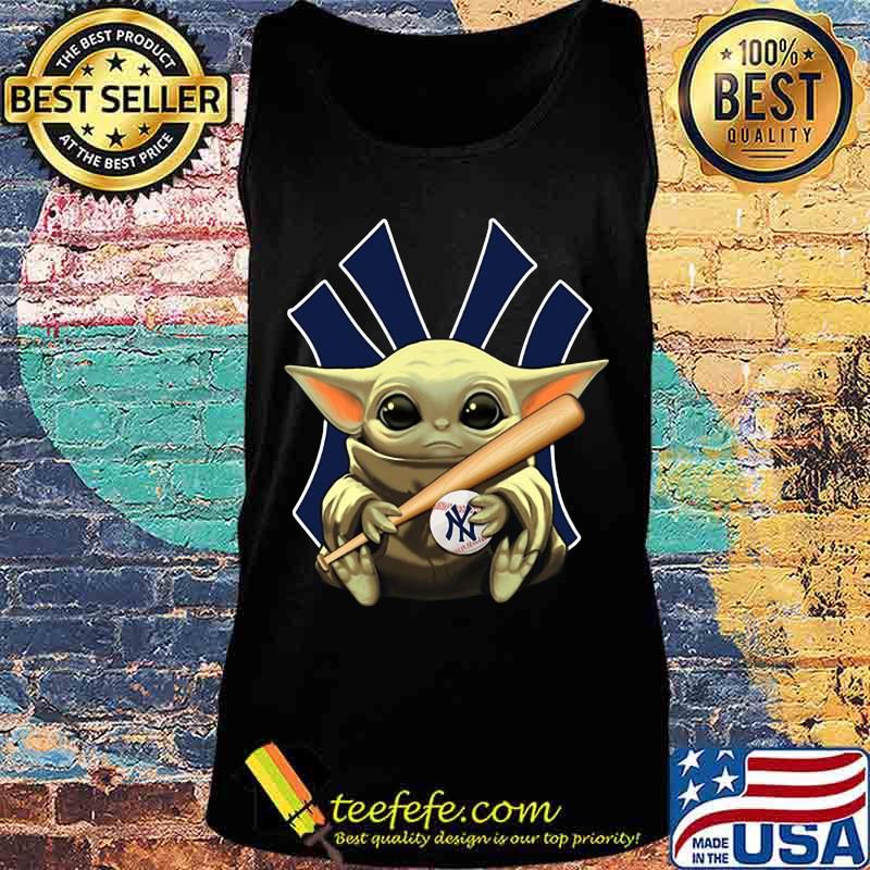 Baby yoda hug new york yankees baseball s Tank top Baby yoda hug new york yankees baseball s Tank top