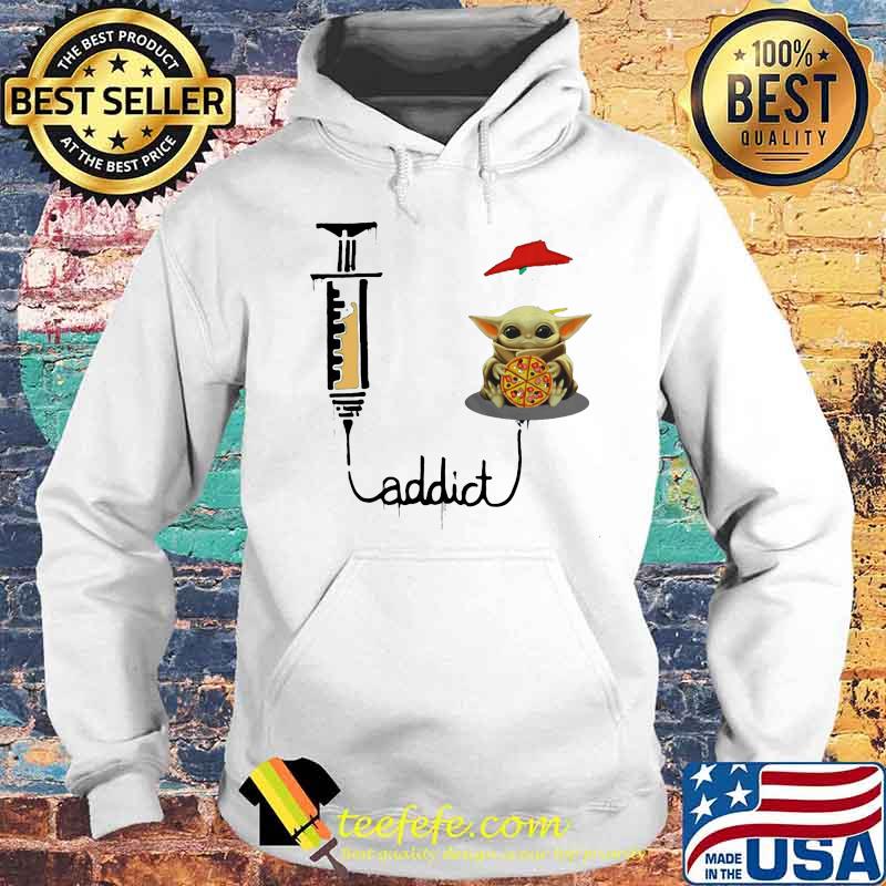 Baby yoda hug pizza hut addict needle s Hoodie Baby yoda hug pizza hut addict needle s Hoodie