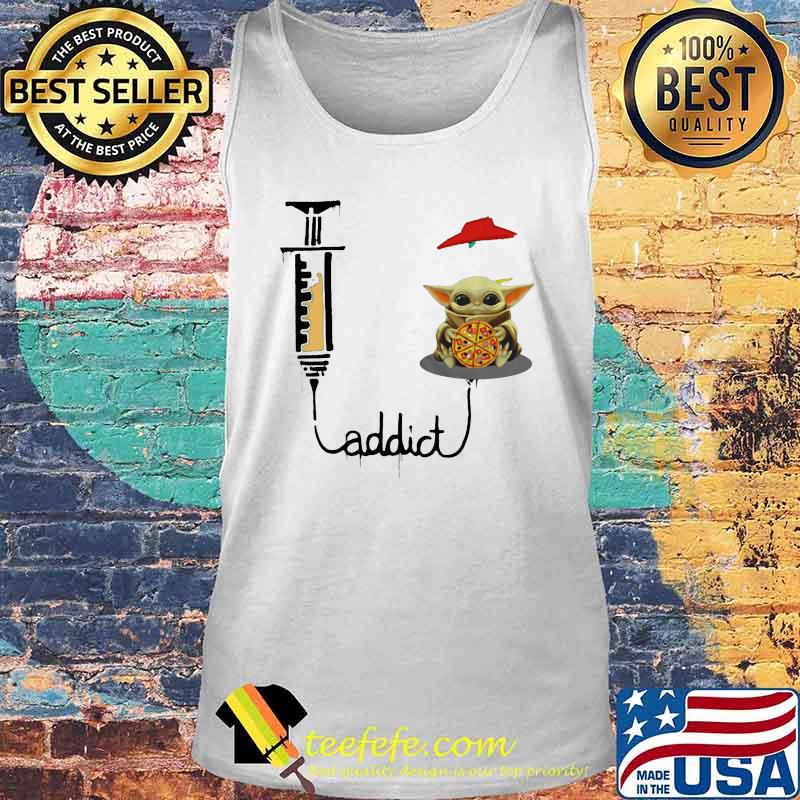 Baby yoda hug pizza hut addict needle s Tank top Baby yoda hug pizza hut addict needle s Tank top