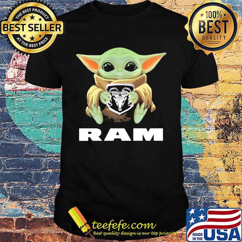 Baby yoda hug ram shirt