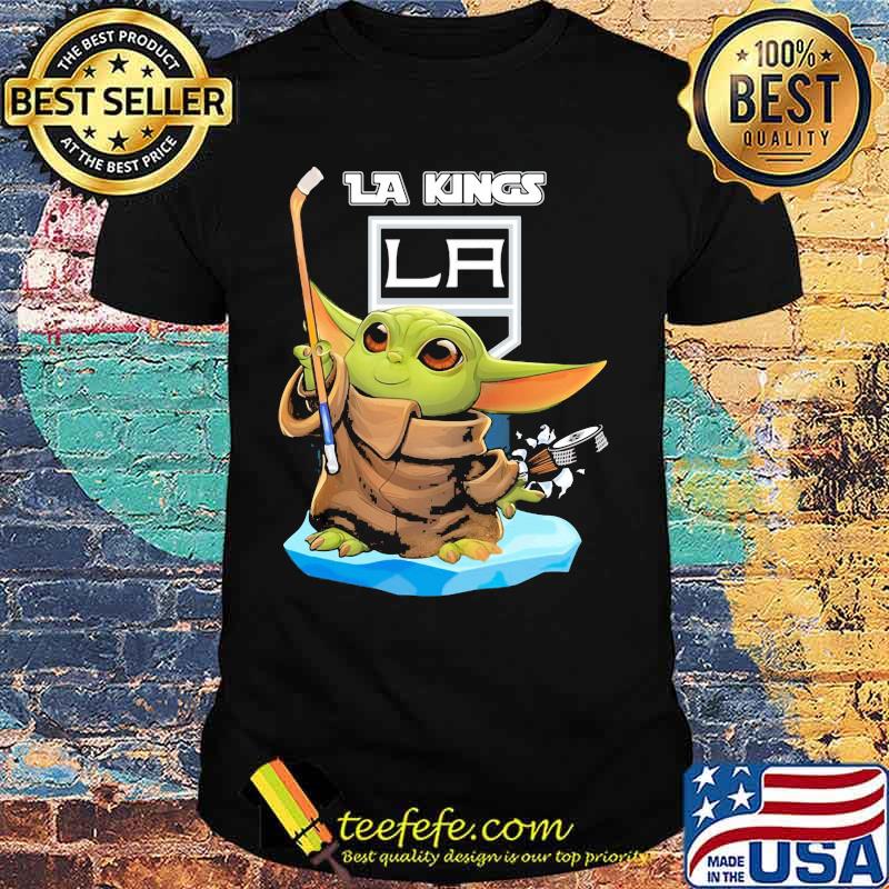 Baby yoda los angeles kings hockey shirt Baby yoda los angeles kings hockey shirt