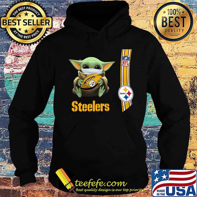 Baby yoda mask hug pittsburgh steelers nfl s Hoodie Baby yoda mask hug pittsburgh steelers nfl s Hoodie