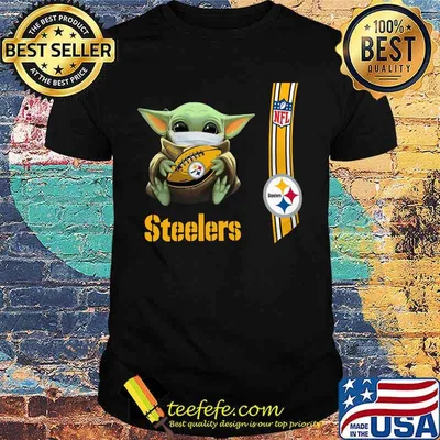 Baby yoda mask hug pittsburgh steelers nfl shirt