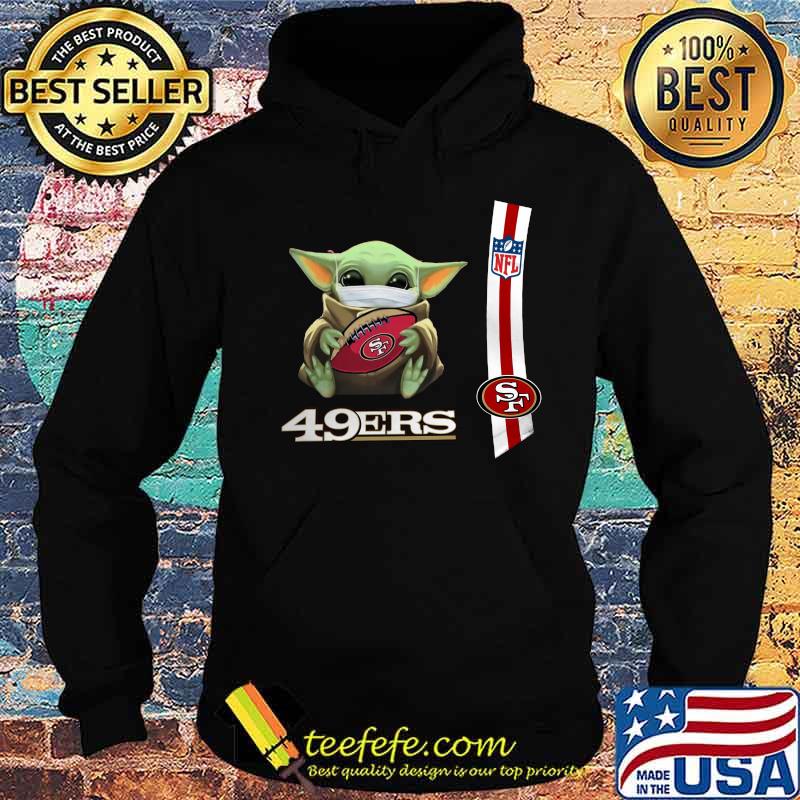 Baby yoda mask hug san francisco 49ers nfl s Hoodie Baby yoda mask hug san francisco 49ers nfl s Hoodie