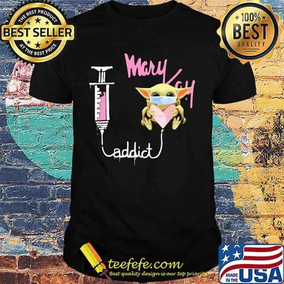 Baby yoda mask mary kay addict shirt