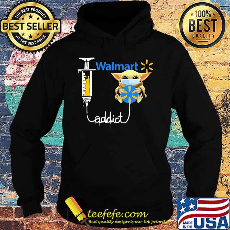 Baby yoda mask walmart addict s Hoodie Baby yoda mask walmart addict s Hoodie