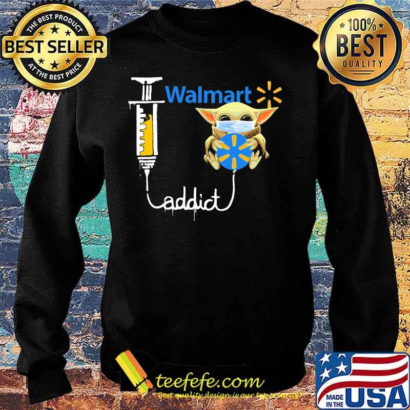 Baby yoda mask walmart addict s Sweater Baby yoda mask walmart addict s Sweater