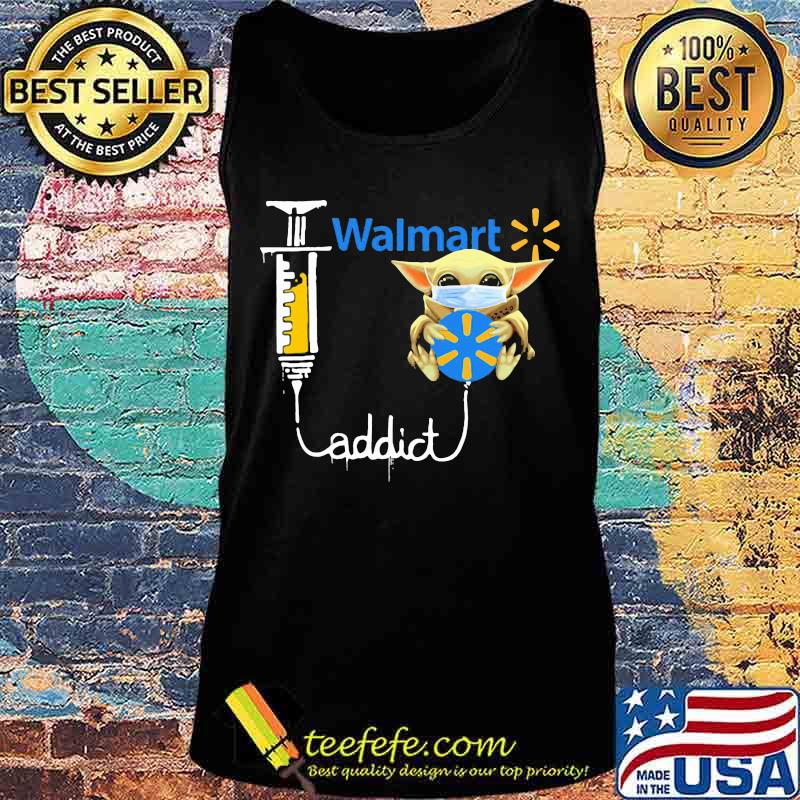 Baby yoda mask walmart addict s Tank top Baby yoda mask walmart addict s Tank top