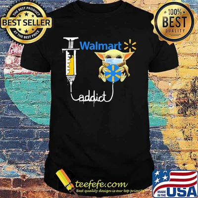 Baby yoda mask walmart addict shirt