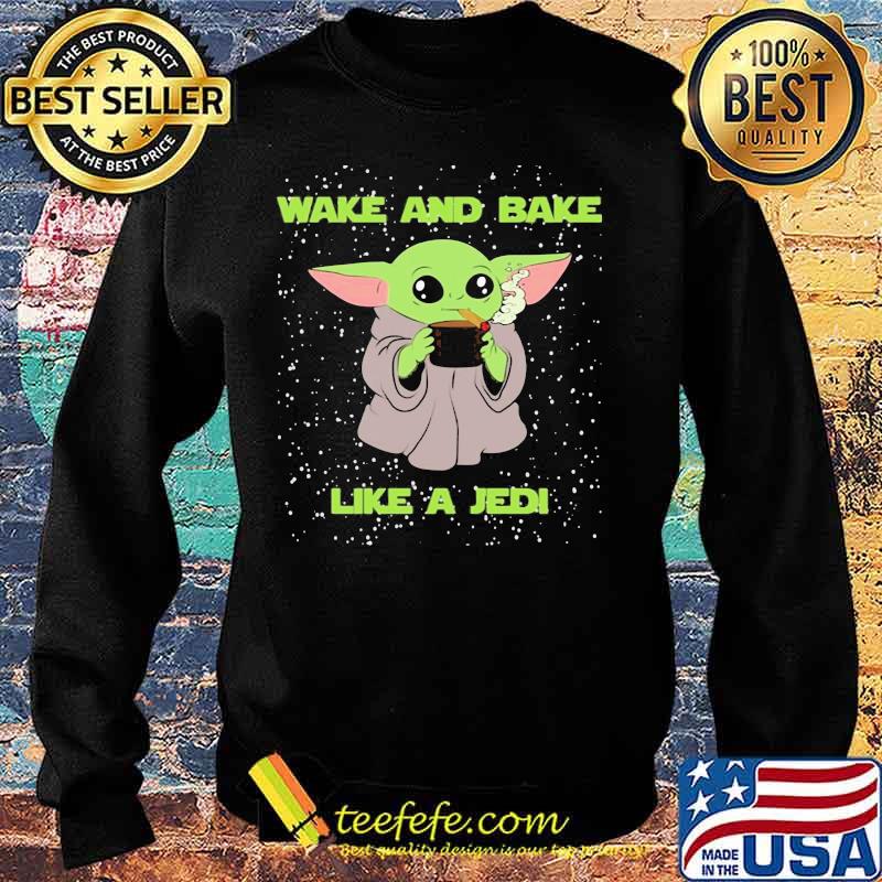 Baby yoda smoking wake and bake like a jedi s Sweater Baby yoda smoking wake and bake like a jedi s Sweater