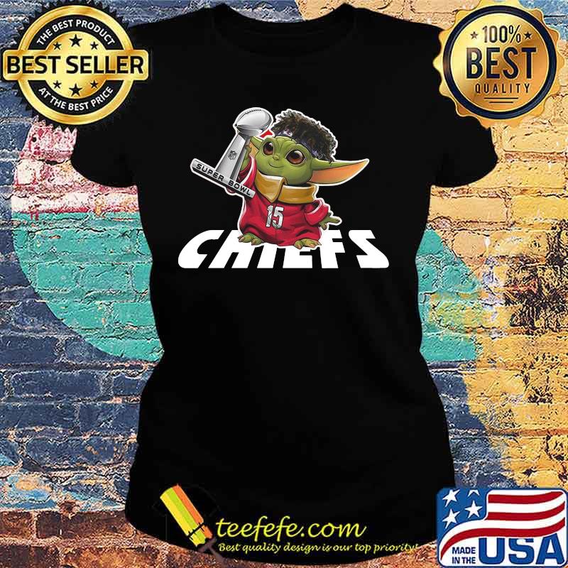 Baby yoda super bowl liv kansas city chiefs s Ladies tee Baby yoda super bowl liv kansas city chiefs s Ladies tee