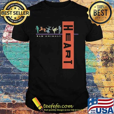 Bad animals heart tour 1987 shirt