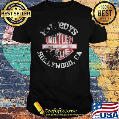 Bad boys motley crue band girls hollywood ca shirt