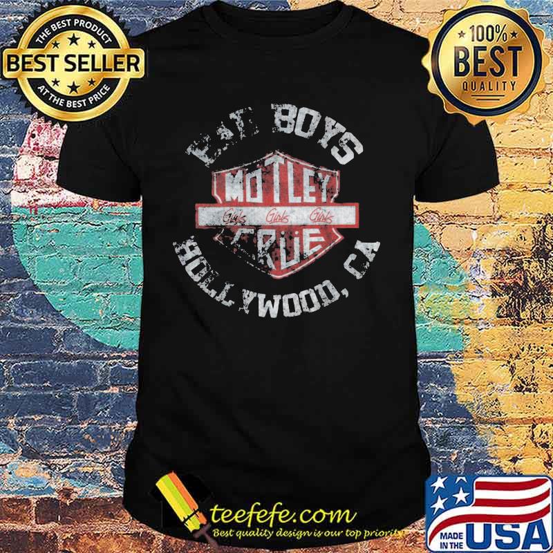 Bad boys motley crue band girls hollywood ca shirt