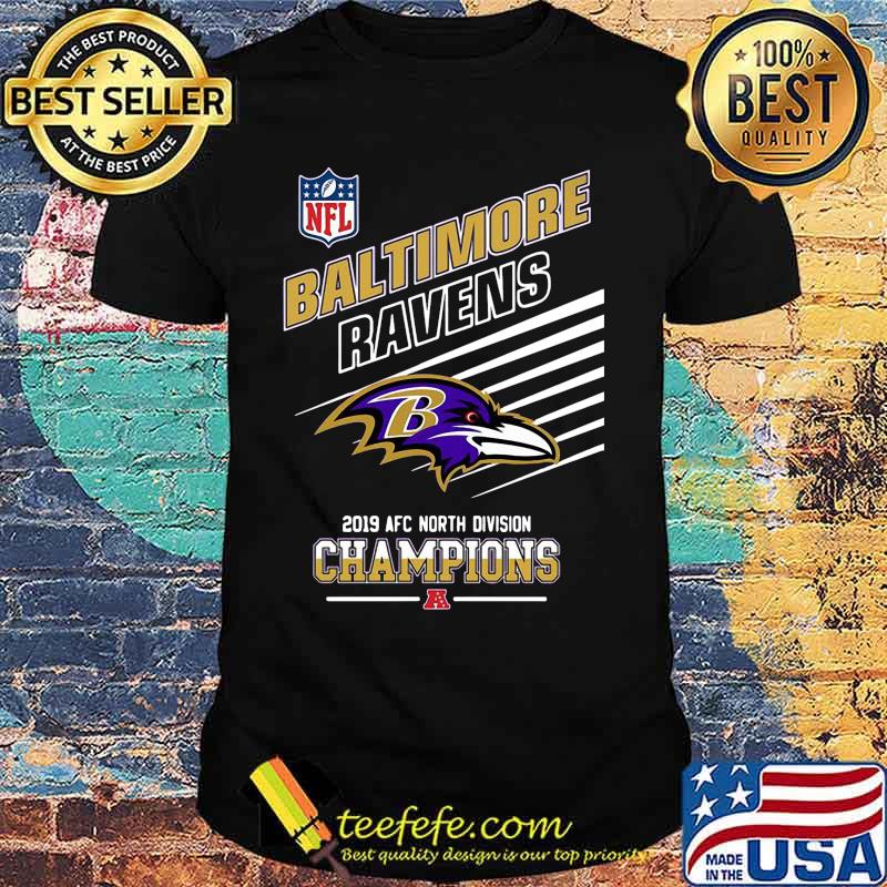 Baltimore ravens football 2019 afc north division champions shirt