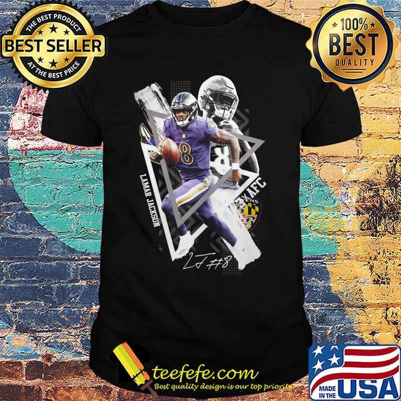 Baltimore ravens lamar jackson afc signature shirt