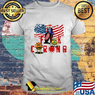 Banana trump fuck coronavirus american flag independence day shirt