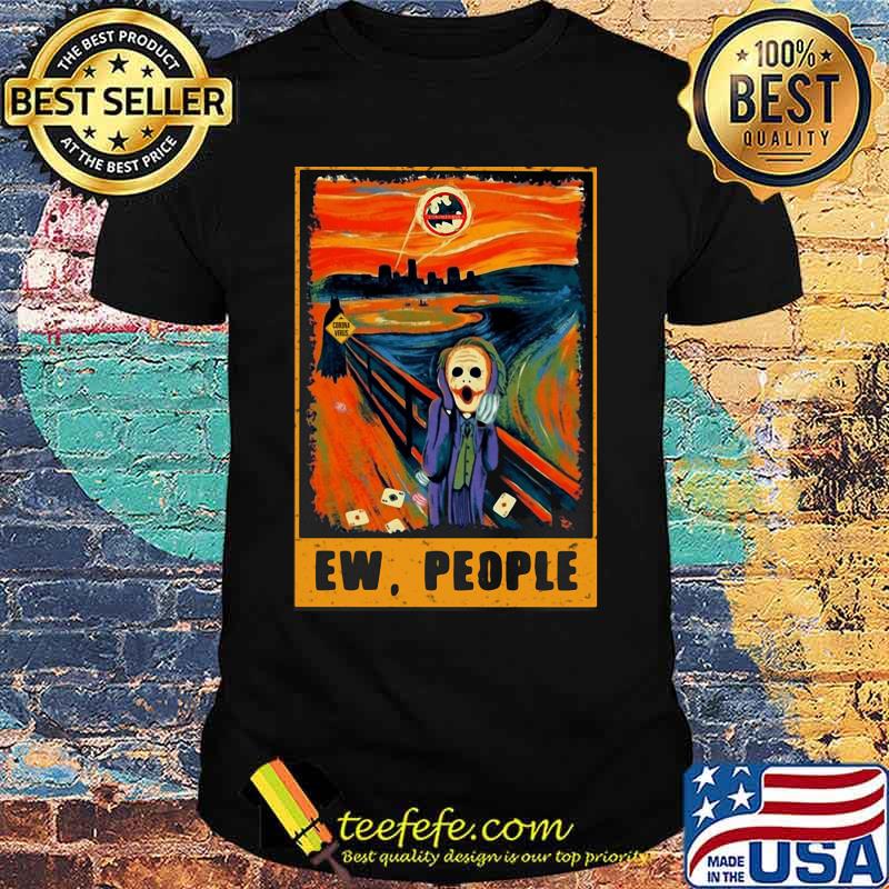 Batman joker scream cross stitch pattern ew people shirt Batman joker scream cross stitch pattern ew people shirt