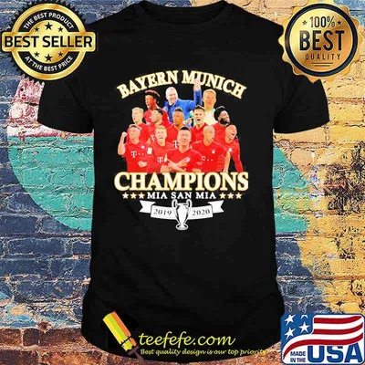 Bayern munich champions mia san mia 2019 2020 shirt