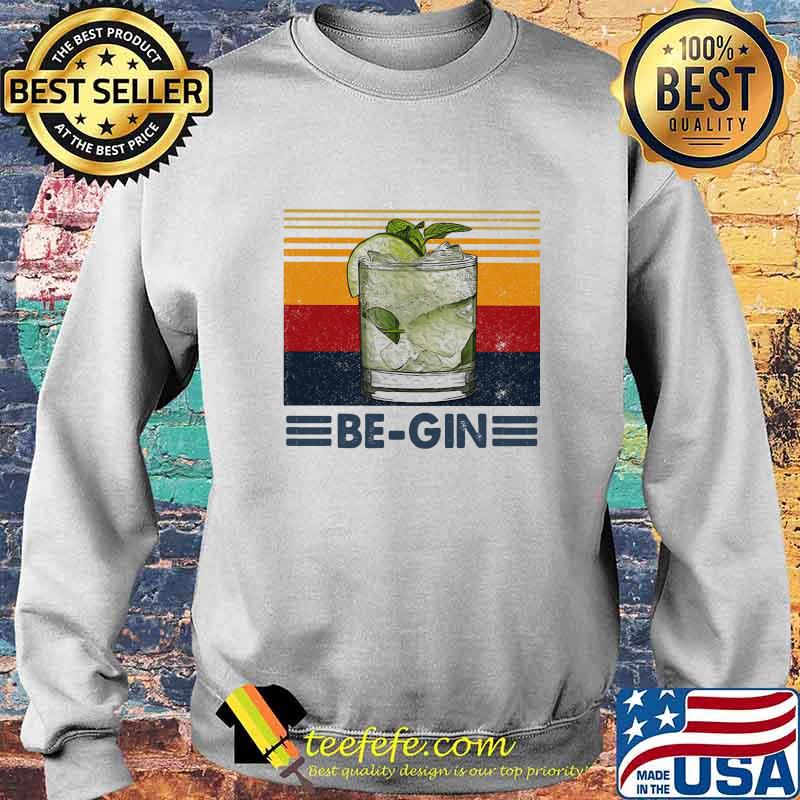 Be-Gin Whiskey Vintage Retro Shirt Sweater Be-Gin Whiskey Vintage Retro Shirt Sweater