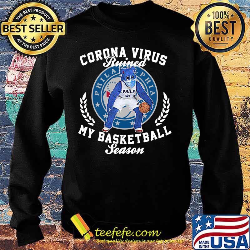 Bear corona virus ruined my basketball season philadelphia 76ers s Sweater Bear corona virus ruined my basketball season philadelphia 76ers s Sweater