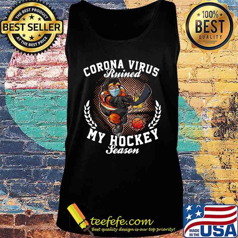 Bear virus ruined my hockey season s Tank top Bear virus ruined my hockey season s Tank top