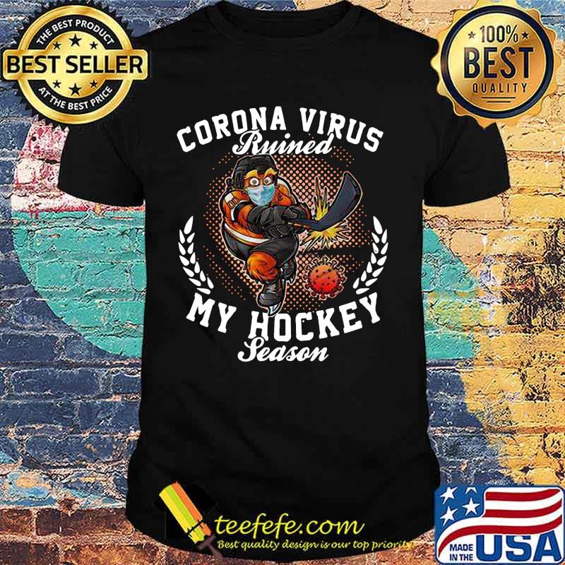 Bear virus ruined my hockey season shirt Bear virus ruined my hockey season shirt