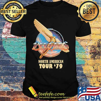 Bee gees band north america tour 79 shirt
