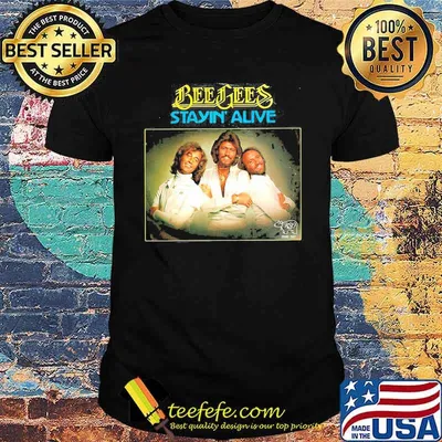 Bee gees band stayin alive shirt
