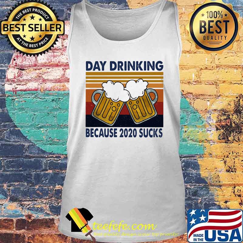 Beers day drinking because 2020 sucks vintage retro s Tank top Beers day drinking because 2020 sucks vintage retro s Tank top