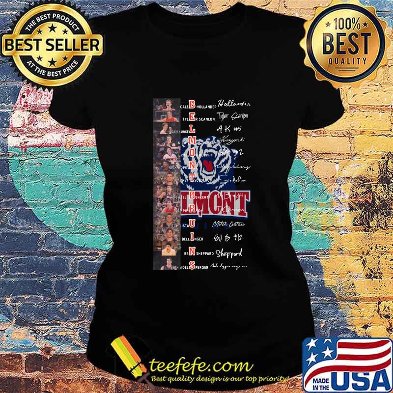 Belmont basketball name players signature s Ladies tee Belmont basketball name players signature s Ladies tee