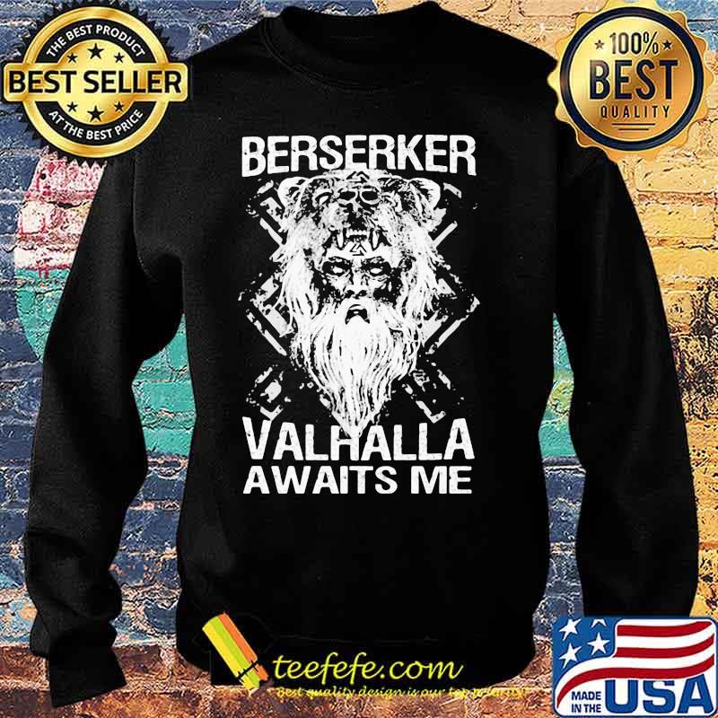 Berserker valhalla awaits me tiger s Sweater Berserker valhalla awaits me tiger s Sweater