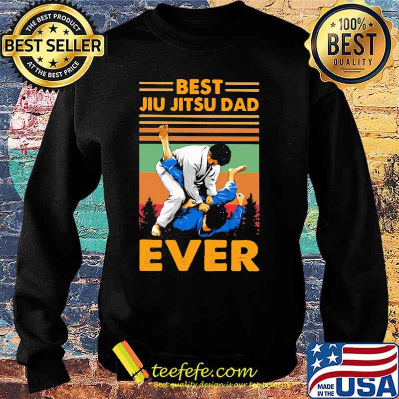 Best Jiu Jitsu Dad Ever Vintage Retro Shirt Sweater Best Jiu Jitsu Dad Ever Vintage Retro Shirt Sweater