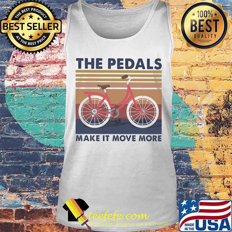 Bicycle the pedals make it move more vintage retro s Tank top Bicycle the pedals make it move more vintage retro s Tank top