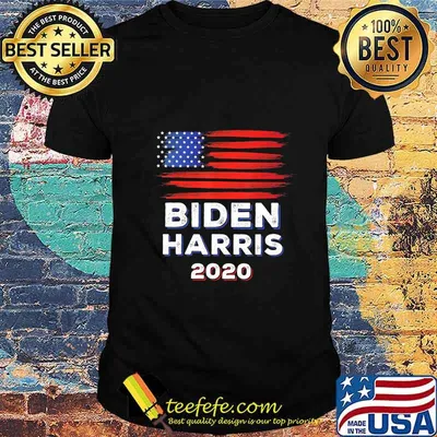 Biden harris 2020 american flag stars shirt